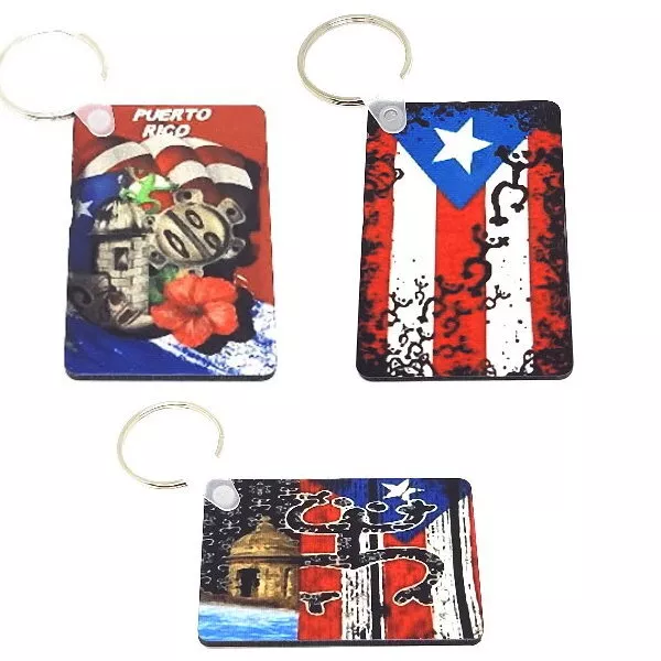 Wholesale  Puerto Rico Flag & Coqui , Sun Taino keychain ( Boricua & Rican )