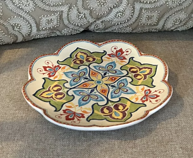 Pier 1 One Imports ~ Tapestry ~  Salad / Luncheon Plate ~ 9"