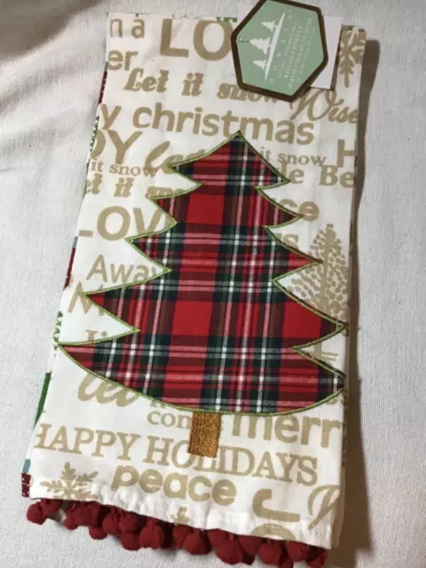 https://www.picclickimg.com/Z4YAAOSwkTJjjsZf/Domain-Kitchen-Towels-2-Christmas-Trees-Red.webp