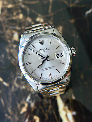 A Beautiful Gents Vintage 1965 Rolex Oyster Perpetual Date Wristwatch Ref. 1500