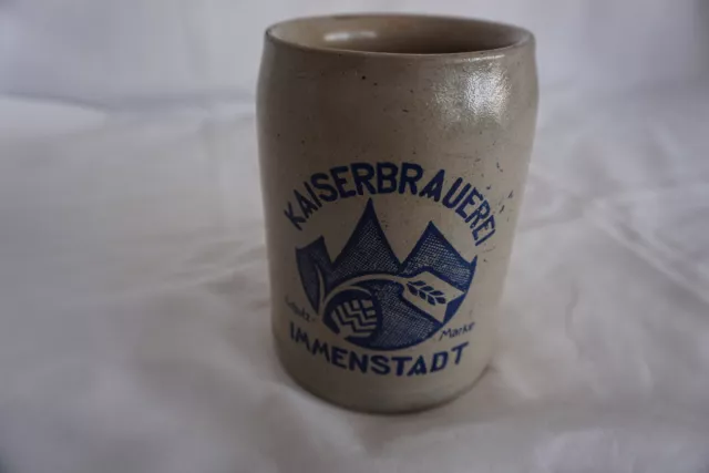 Alter Brauereikrug Kaiserbrauerei Immenstadt,Schutzmarke, 1/2 L