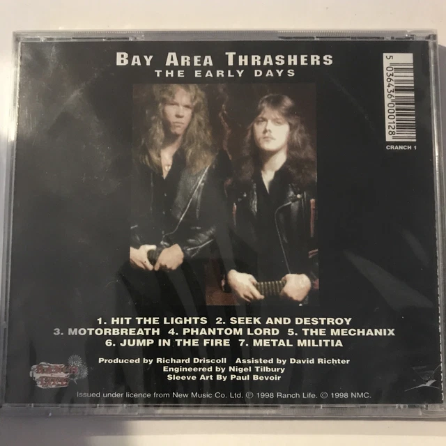 METALLICA BAY Area Thrashers (CD 1998) Brand New Sealed Rare The