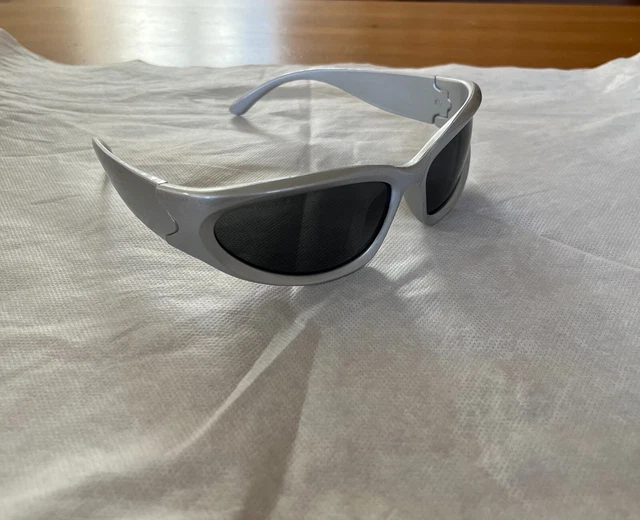 Lunettes Soleil FEISEDY Rave Wraparound Y2K - Futuristes Punk UV400 Homme Femme, Style Techno