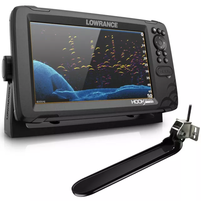 LOWRANCE HOOK Reveal 9 Tripleshot Chartplotter  Chirp Fishfinder - 000-15531-001