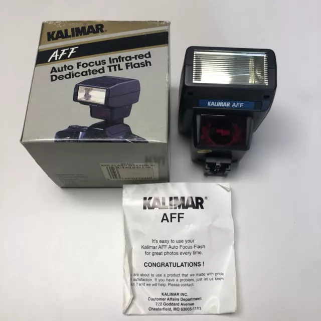 Kalimar AFF Auto Focus Infra-Red Fully Dedicated TTL Thyristor Flash Minolta AF