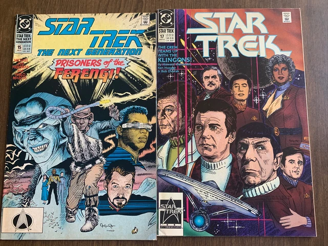 Star Trek: The Next Generation #15 & #17 - 1991 VF+/NM DC Comics Lot
