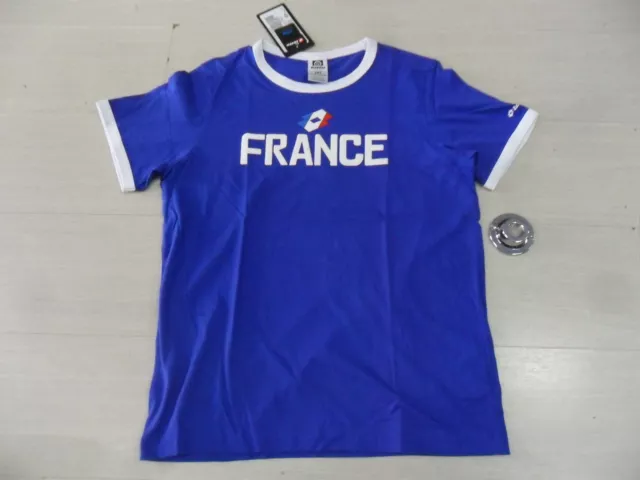 1218 LOTTO XL T-Shirt Baumwolle Frankreich Jersey Cotton Tee Jersey