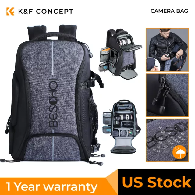 Beschoi Professional XXL Camera Lens Backpack Bag for Canon DSLR/SLR Waterproof