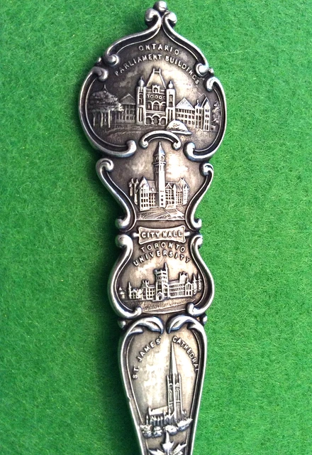RARE! Toronto University Osgoode Hall  St James Sterling 6" Souvenir Spoon Ellis