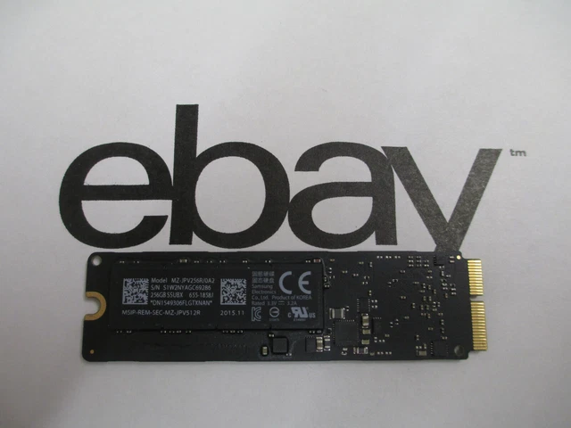 Apple MacBook Pro Retina/MacBook Air 2013 2014 2015 256 GB SSD 655-1858J