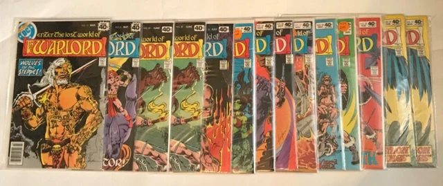 DC Warlord 96 issue mixed lot Mike Grell