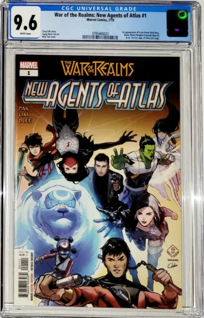 War of the Realms: New Agents of Atlas #1 CGC 9.6 Marvel 2019 1st Luna Wave Aero