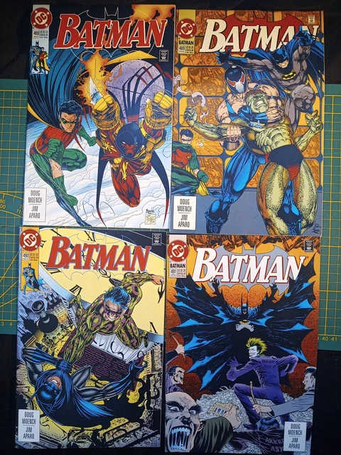Batman # 488 489 490 491 |1st app AZRAEL in Bat costume| Bane, K.Croc,Riddler, J