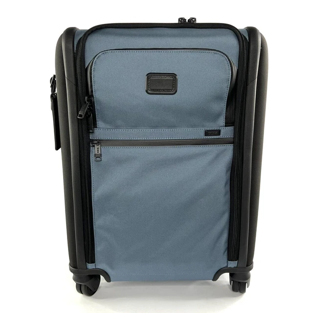 TUMI Alpha 3 Carry On 4 Wheel Expandable Travel Bag Blue