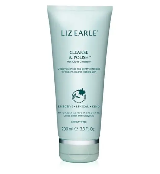 Liz Earle detergente viso panno caldo pulizia e lucidatura 200 ml nuovo come foto