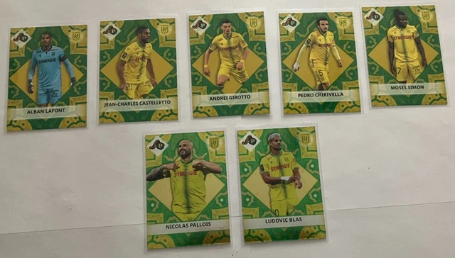 5 CARTES FC Nantes 95/96 Panini Region Des Pays De La Loire EUR 7,50 - FR