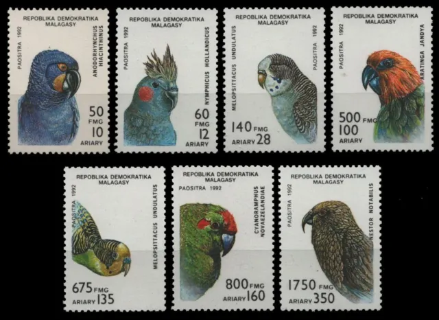 Madagaskar 1993 - Mi-Nr. 1423-1429 ** - MNH - Vögel / Birds