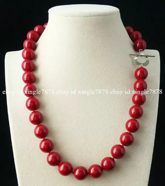Genuine 8mm Mix Color South Sea Shell Pearl Round Beads Necklace 20"