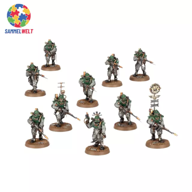 Warhammer 40k / 30k Horus Heresy Auxilia Solar 10x Auxilia-Solar-Schützengruppe