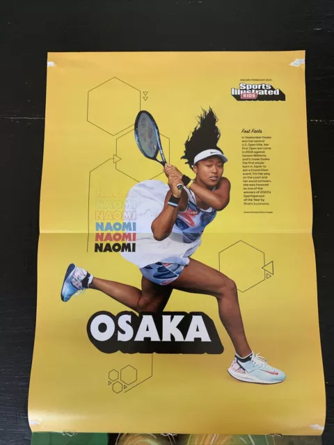 Naomi Osaka Rookie Poster Sports Illustrated Kids 2021 NBA JIMMY BUTLER No Cards