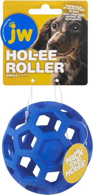 JW Hol-Ee Roller Small By Dog Toy Chew And Bite, Assorted colors