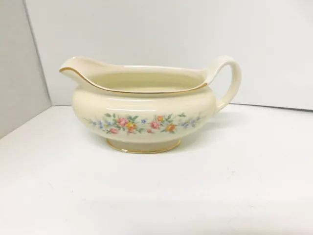 Homer Laughlin Ferndale Gravy Boat Eggshell Nautilus  Cashmere 40s VTG USA