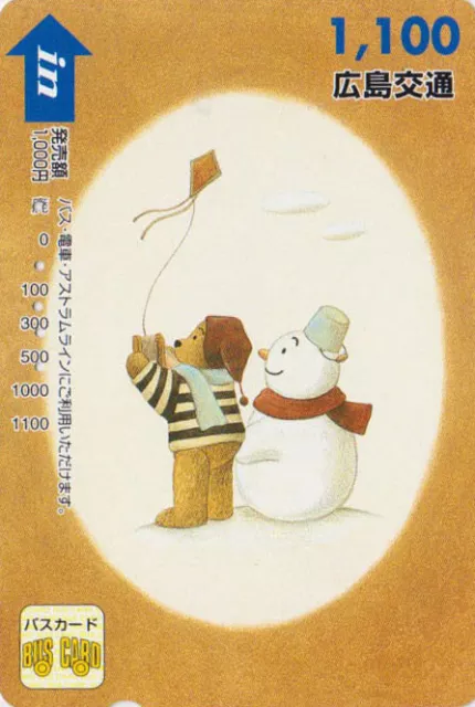 Carte JAPON - BD COMICS - OURS PADDINGTON BEAR CERF VOLANT KITE JAPAN card