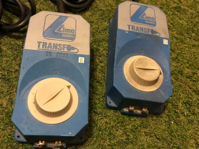 2x LIMA TRANSFO 50 2052 MODEL RAILWAY POWER SUPPLY UNIT PSU TRANSFORMER ADAPTERS 2