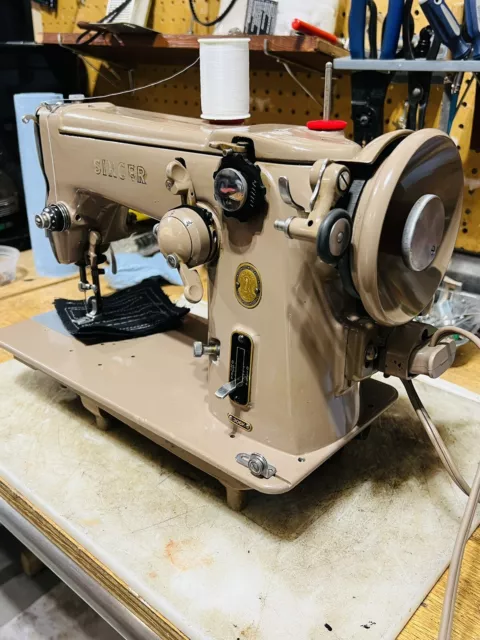 Vintage Singer Sewing Machine model 306-K Overhauled and Serviced 3