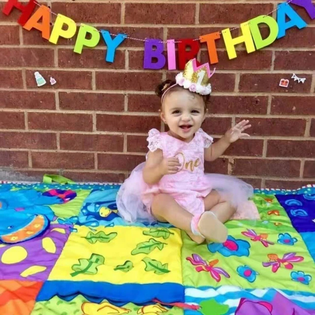 Abito tutù in pizzo neonate per bambine 1 ° compleanno abito romper abiti