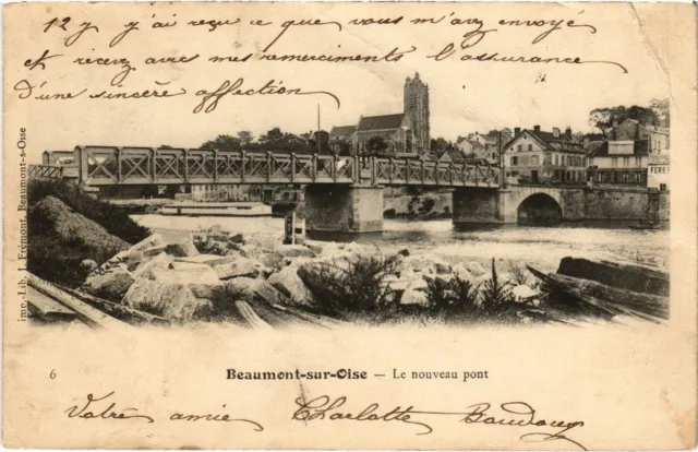 CPA Beaumont sur Oise Le nouveau Pont FRANCE (1307706)