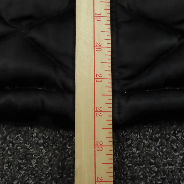 The North Face Puffer Jacket Ragazze Grande Nero 550 Cerniera Piena Finto Collo Trapuntato 7