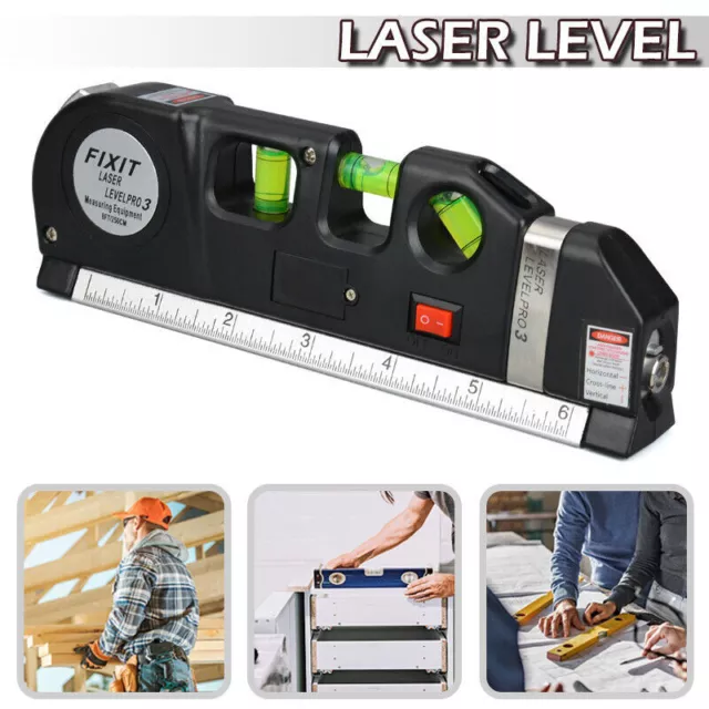 Laser Level Line Tool Multipurpose Laser Leveler Kit Standard Cross Line Laser *