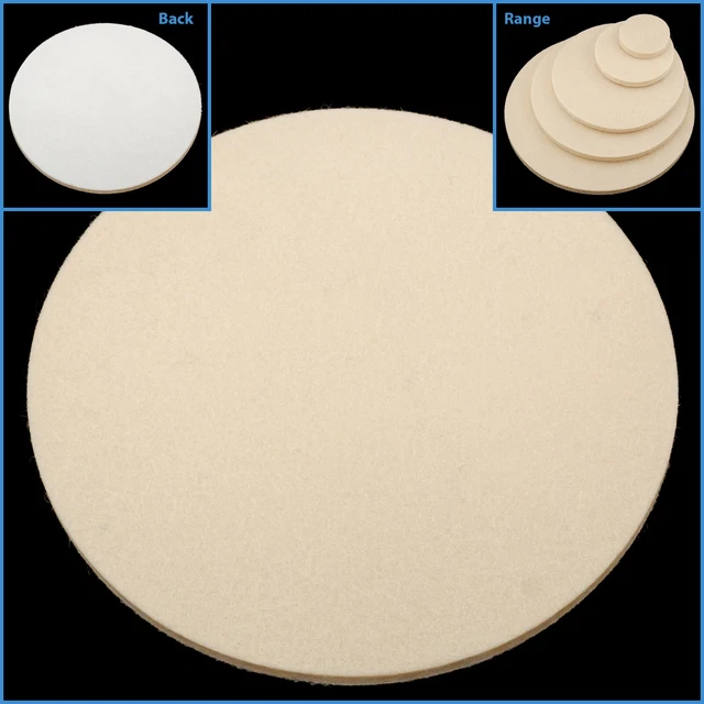 180mm Wool Felt Polishing Buffing Buffer Wheel Power Angle Grinder Rotary Tool