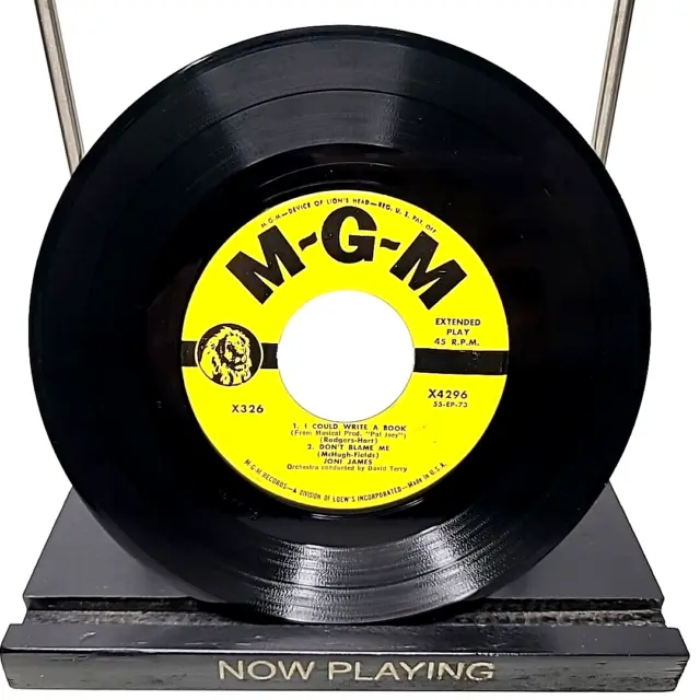 SUPER RARE Joni James - MGM 45rpm 7" EP X4296 1955 EXCELLENT
