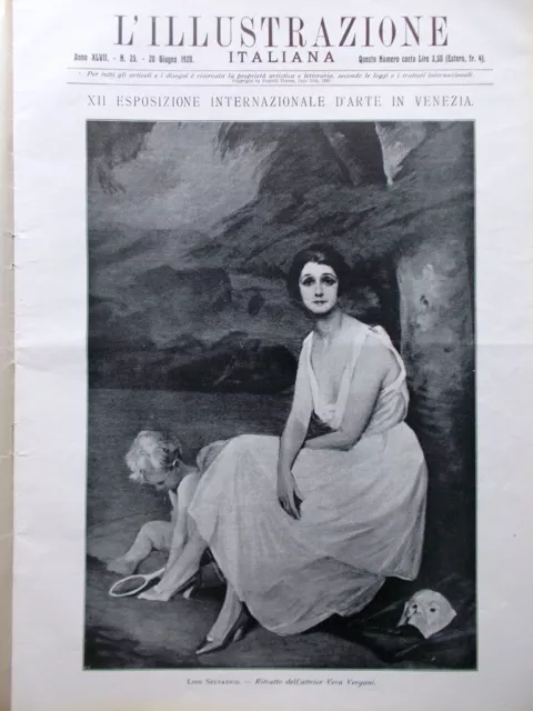 L'Illustrazione Italiana 20 Giugno 1920 XII Esposizione Arte di Venezia Giolitti