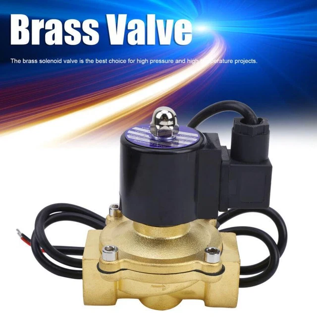 Elettrovalvola A Solenoide U.S. Solid 1 Pollice, 100 Bar, Acciaio Inox, 12V DC - Per Alte Pressioni E Temperature