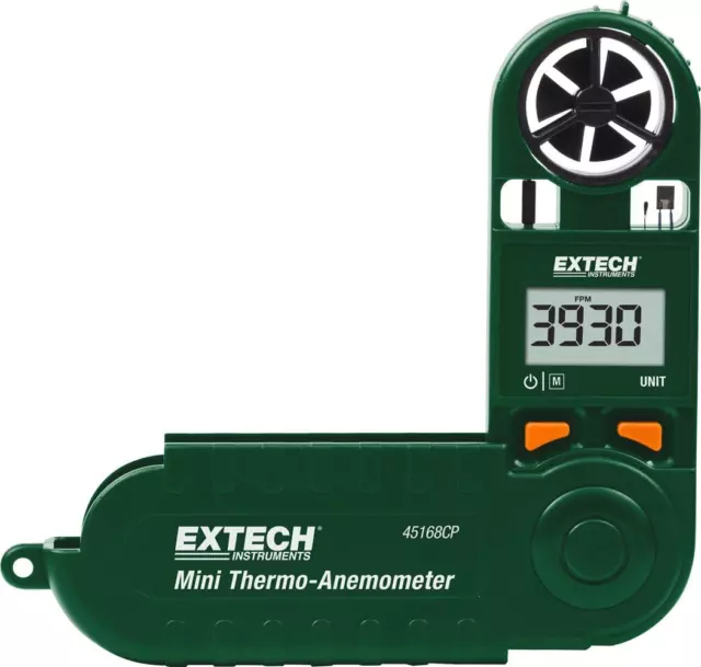 Extech 45168CP Mini Thermo-Anemometer with Built-in Compass