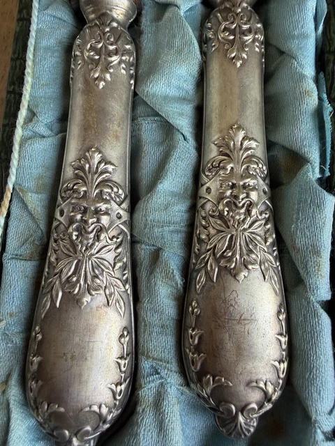 SERVICE A DECOUPER Louis XVI METAL ARGENT EUR 35,00 - PicClick FR