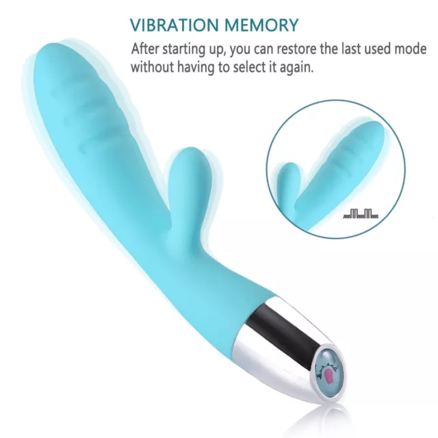 Multispeed-Vibrator-G-Spot-Dildo-Rabbit-Female-Adult-Toy-Massager-Waterproof