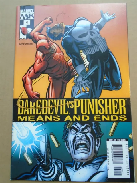 DAREDEVIL VS PUNISHER : MEANS AND ENDS #4 Marvel Comics VF/NM