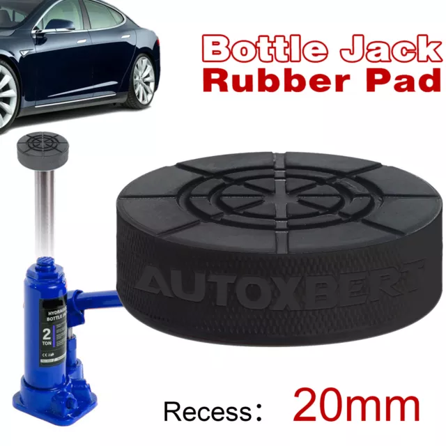 Gummi Jack Pads mit 20mm Wagenheber Adapter Gummiauflage Gummipuffer Universal