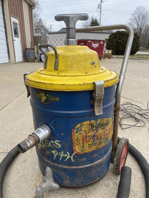 Vintage Pullman Industrial Furnace And Boiler Canister Vacuum Model 85 Litho