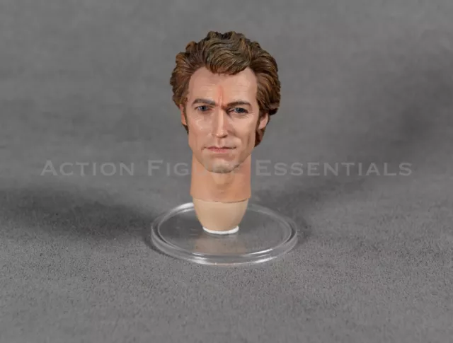 Clint Eastwood Head Sculpt Custom Dirty Harry 1/6 Hot Toys Scale