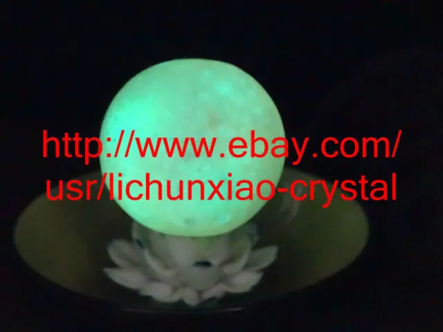 66g "Glow In The Dark" Tibetan Wealth-God Ancient Luminous Stone Old Dzi Bead