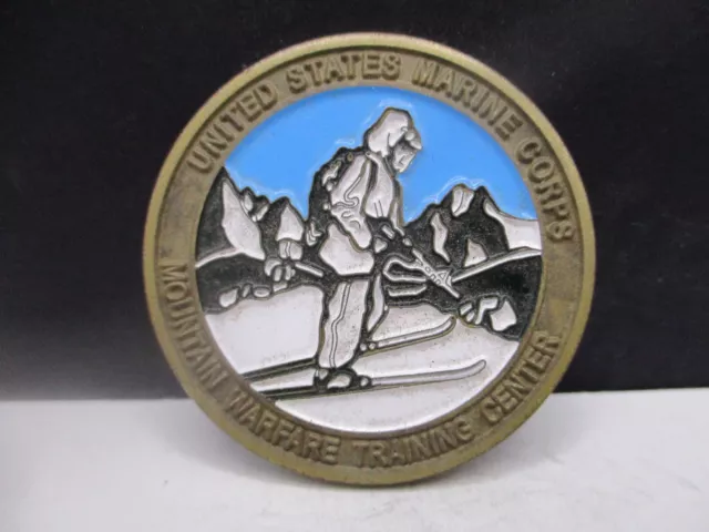 US Marine Corps Mountain Warfare Training Center Challenge Coin / USMC
