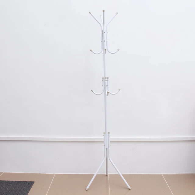 Cappotto borsa portaoggetti albero senza binari in ferro battuto display