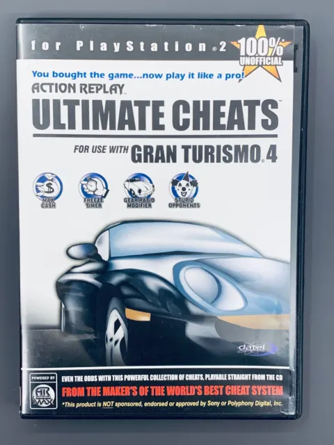 ULTIMATE CHEATS GRAN TURISMO 4 Action Replay Sony PlayStation 2 PS2 PAL English