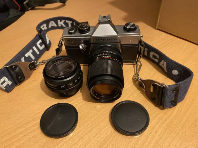 Praktica MTL5B 35mm SLR Film Camera + CARL ZEISS 2.8/50MM DDR An MC S 1:3.5 Lens