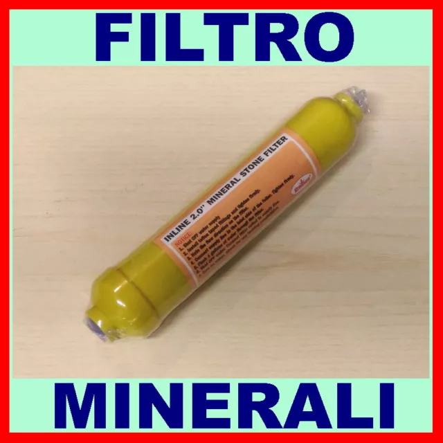 1 Filtro Minerali - Ph Basico - Per Depuratore Acqua Purificatore Osmosi Inversa